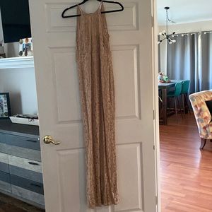 Beautiful nude lace dress